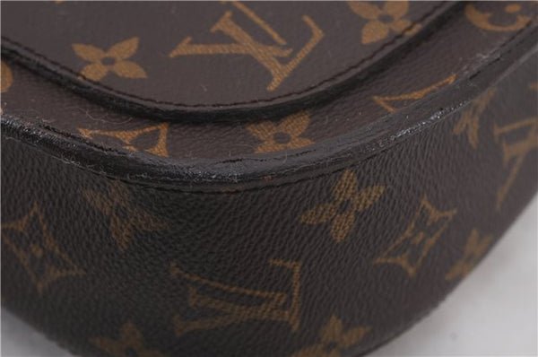 Authentic Louis Vuitton Monogram Saint Cloud GM M51242 Shoulder Cross Bag 0162F