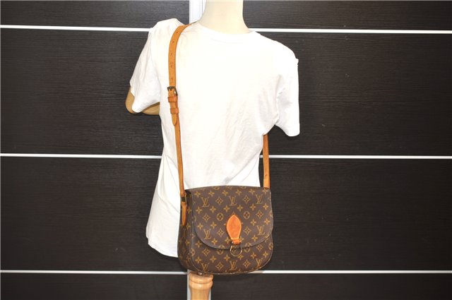 Authentic Louis Vuitton Monogram Saint Cloud GM M51242 Shoulder Cross Bag 0162F