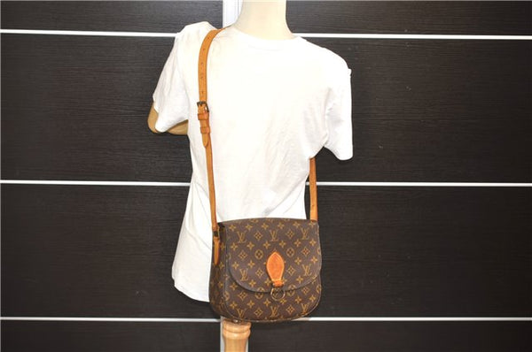 Authentic Louis Vuitton Monogram Saint Cloud GM M51242 Shoulder Cross Bag 0162F