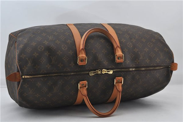 Authentic Louis Vuitton Monogram Keepall 55 Travel Boston Bag M41424 LV 0166F