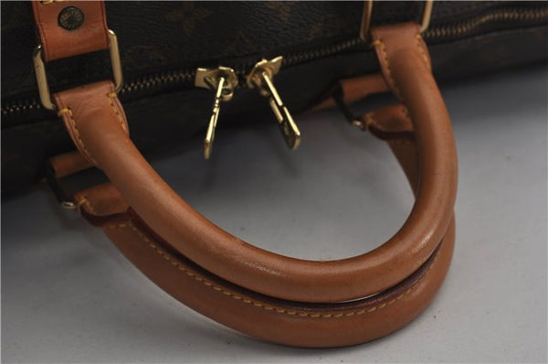 Authentic Louis Vuitton Monogram Keepall 55 Travel Boston Bag M41424 LV 0166F