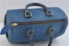 Authentic Louis Vuitton Epi Speedy 25 Hand Bag Blue M43015 LV 0167D