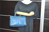 Authentic Louis Vuitton Epi Speedy 25 Hand Bag Blue M43015 LV 0167D