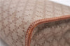 Authentic CELINE Macadam Blason Pattern Clutch Bag Purse PVC Leather Beige 0169D