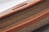 Authentic CELINE Macadam Blason Pattern Clutch Bag Purse PVC Leather Beige 0169D