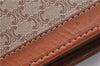 Authentic CELINE Macadam Blason Pattern Clutch Bag Purse PVC Leather Beige 0169D