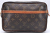 Authentic Louis Vuitton Monogram Compiegne 23 Clutch Hand Bag M51847 LV 0169E