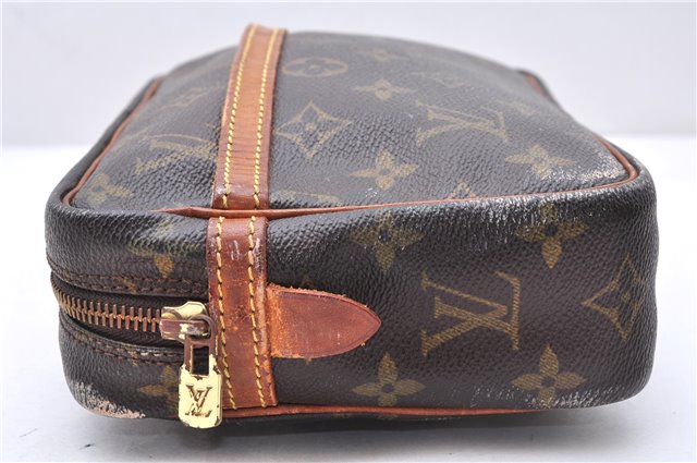 Authentic Louis Vuitton Monogram Compiegne 23 Clutch Hand Bag M51847 LV 0169E