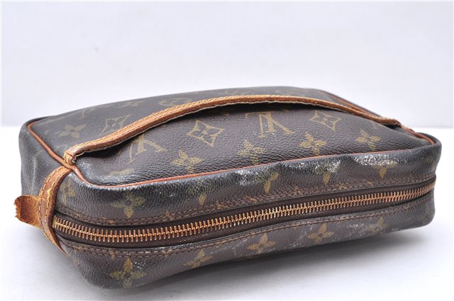 Authentic Louis Vuitton Monogram Compiegne 23 Clutch Hand Bag M51847 LV 0169E