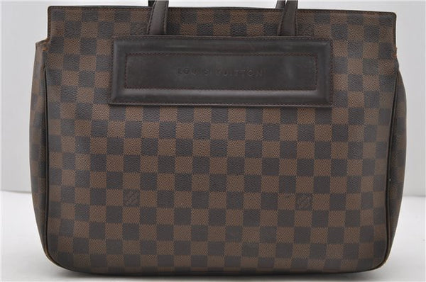 Authentic Louis Vuitton Damier Parioli PM Shoulder Tote Bag N51123 LV 0170D