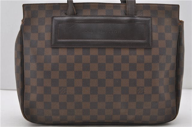 Authentic Louis Vuitton Damier Parioli PM Shoulder Tote Bag N51123 LV 0170D