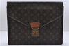 Auth Louis Vuitton Monogram Porte Documents Senateur Briefcase M53335 LV 0171D