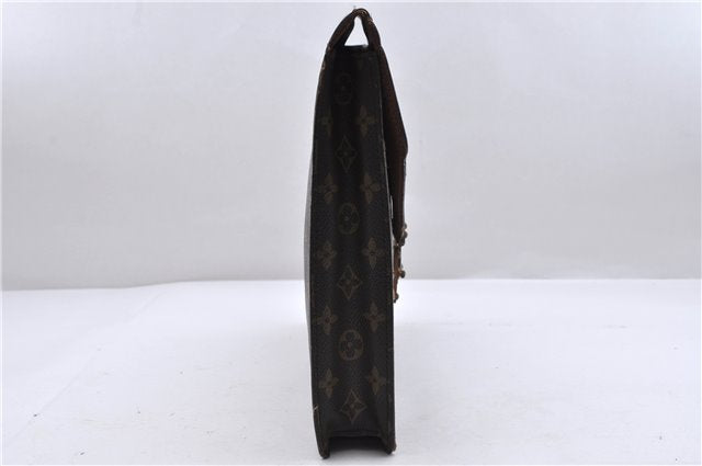 Auth Louis Vuitton Monogram Porte Documents Senateur Briefcase M53335 LV 0171D