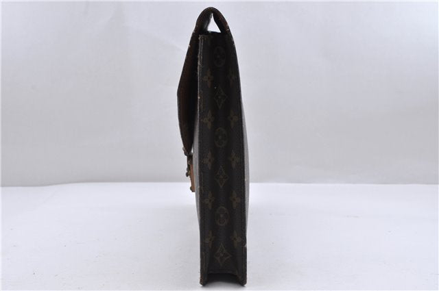 Auth Louis Vuitton Monogram Porte Documents Senateur Briefcase M53335 LV 0171D