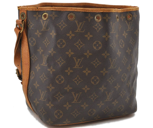 Authentic Louis Vuitton Monogram Petit Noe Shoulder Bag M42226 LV 0172D