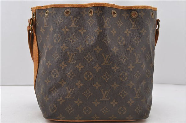 Authentic Louis Vuitton Monogram Petit Noe Shoulder Bag M42226 LV 0172D