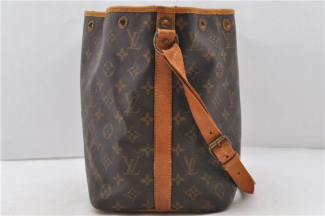 Authentic Louis Vuitton Monogram Petit Noe Shoulder Bag M42226 LV 0172D