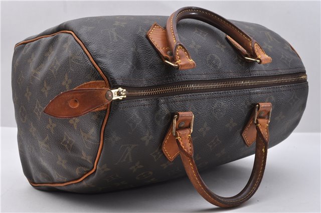 Authentic Louis Vuitton Monogram Speedy 30 Hand Bag Purse M41526 LV 0173D