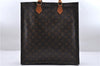 Authentic Louis Vuitton Monogram Sac Plat Hand Bag M51140 LV 0176D