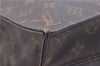 Authentic Louis Vuitton Monogram Sac Plat Hand Bag M51140 LV 0176D