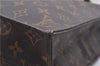 Authentic Louis Vuitton Monogram Sac Plat Hand Bag M51140 LV 0176D