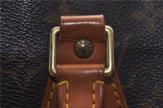 Authentic Louis Vuitton Monogram Sac Plat Hand Bag M51140 LV 0176D