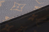 Authentic Louis Vuitton Monogram Sac Plat Hand Bag M51140 LV 0176D