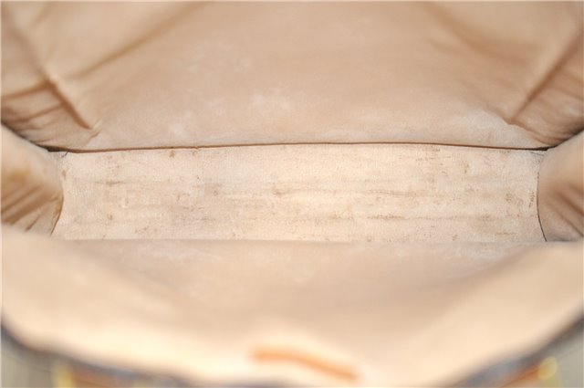 Authentic Louis Vuitton Monogram Sac Plat Hand Bag M51140 LV 0176D