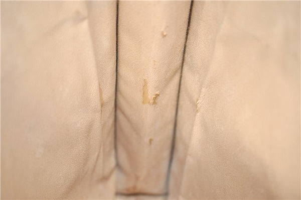 Authentic Louis Vuitton Monogram Sac Plat Hand Bag M51140 LV 0176D