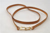 Authentic Louis Vuitton Leather Shoulder Strap Beige 47.2" LV 0176E