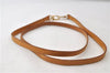 Authentic Louis Vuitton Leather Shoulder Strap Beige 47.2" LV 0176E