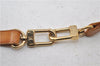 Authentic Louis Vuitton Leather Shoulder Strap Beige 47.2" LV 0176E