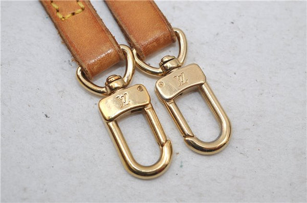 Authentic Louis Vuitton Leather Shoulder Strap Beige 47.2" LV 0176E