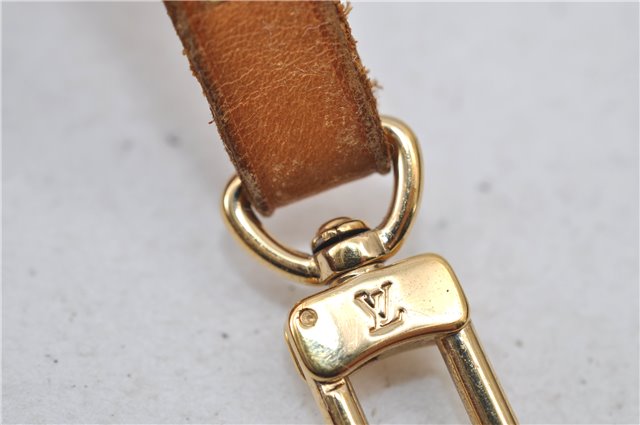 Authentic Louis Vuitton Leather Shoulder Strap Beige 47.2