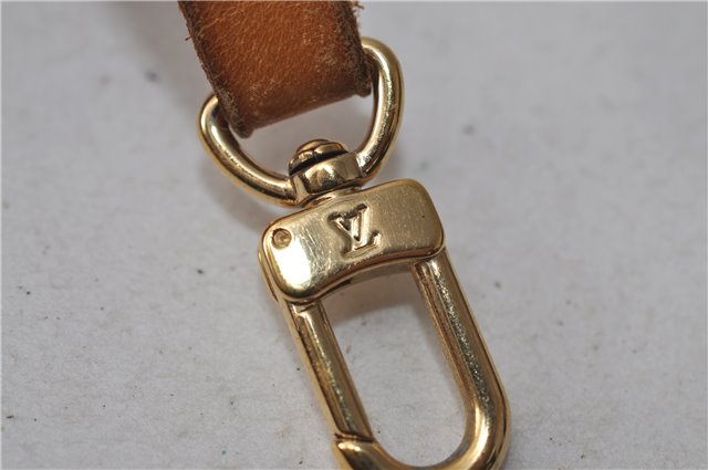 Authentic Louis Vuitton Leather Shoulder Strap Beige 47.2