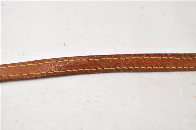 Authentic Louis Vuitton Leather Shoulder Strap Beige 47.2