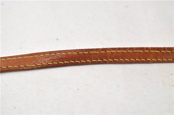 Authentic Louis Vuitton Leather Shoulder Strap Beige 47.2" LV 0176E