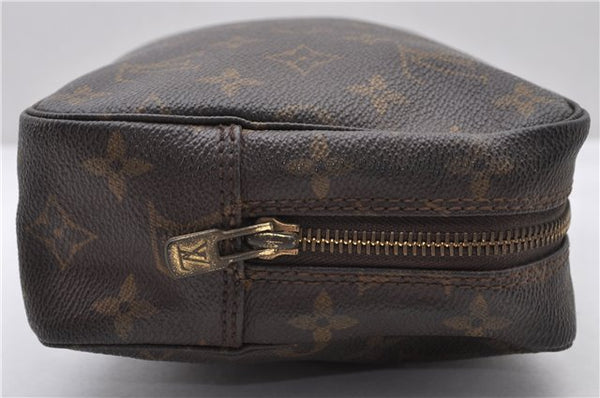 Auth Louis Vuitton Monogram Trousse Toilette 23 Clutch Hand Bag M47524 LV 0177D