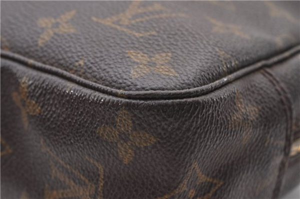 Auth Louis Vuitton Monogram Trousse Toilette 23 Clutch Hand Bag M47524 LV 0177D