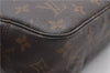 Auth Louis Vuitton Monogram Trousse Toilette 23 Clutch Hand Bag M47524 LV 0177D