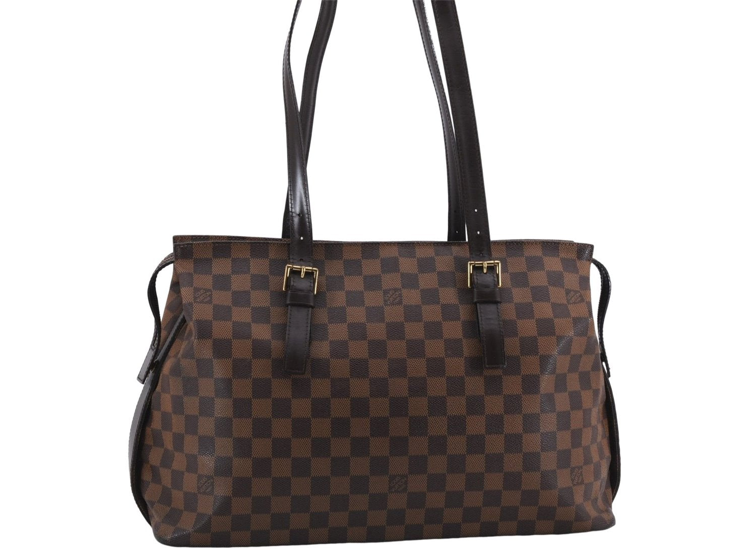 Authentic Louis Vuitton Damier Chelsea Shoulder Tote Bag N51119 LV 0177E