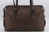 Authentic Louis Vuitton Damier Chelsea Shoulder Tote Bag N51119 LV 0177E