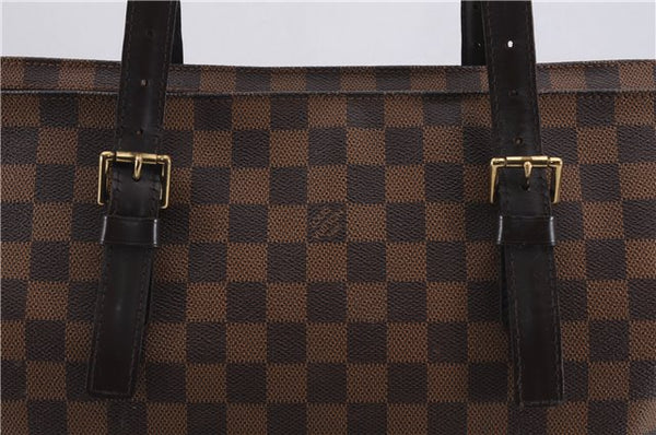Authentic Louis Vuitton Damier Chelsea Shoulder Tote Bag N51119 LV 0177E