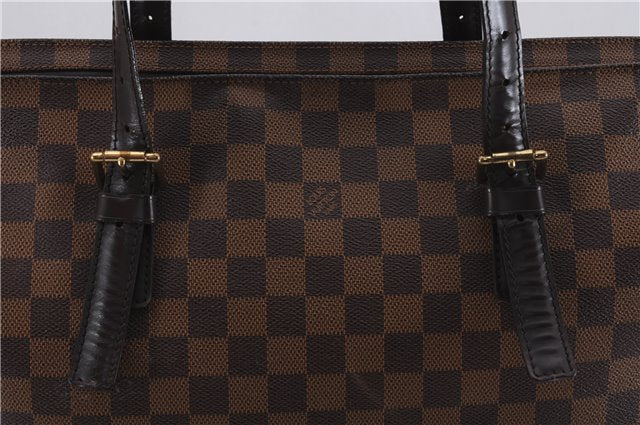 Authentic Louis Vuitton Damier Chelsea Shoulder Tote Bag N51119 LV 0177E
