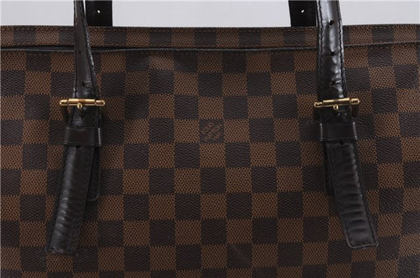 Authentic Louis Vuitton Damier Chelsea Shoulder Tote Bag N51119 LV 0177E