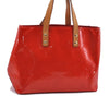 Authentic Louis Vuitton Vernis Reade PM Hand Bag Red M91088 LV 0180D