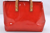 Authentic Louis Vuitton Vernis Reade PM Hand Bag Red M91088 LV 0180D