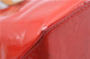 Authentic Louis Vuitton Vernis Reade PM Hand Bag Red M91088 LV 0180D