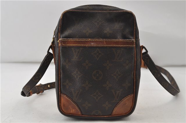 Authentic Louis Vuitton Monogram Danube Shoulder Cross Body Bag M45266 LV 0181E