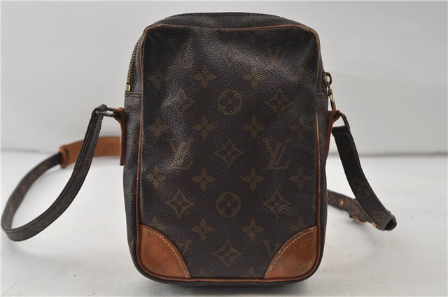 Authentic Louis Vuitton Monogram Danube Shoulder Cross Body Bag M45266 LV 0181E